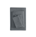 Wrinkle-Resistant Super Soft Brushed Microfiber Bed Sheet Set, Soothing Gray, Queen, 4 Piece - Luxury Bed Sheet Set with Deep Pockets - Default Title
