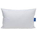 Decorative Plump Linen Premium Goose Down Feather Pillow for Bed, Soft & Supportive, Standard Size, White - Ergonomic Memory Foam Pillow for Neck Pain Support - Default Title