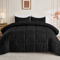 Luxurious Quilted Queen Size Comforter Sets, 3 Piece Soft Quilted Bedding Sets, All-Season Down Alternative Comforter with 2 Pillow Sha... - Hypoallergenic Ultra-Fluffy Quilt for Winter - Default Title