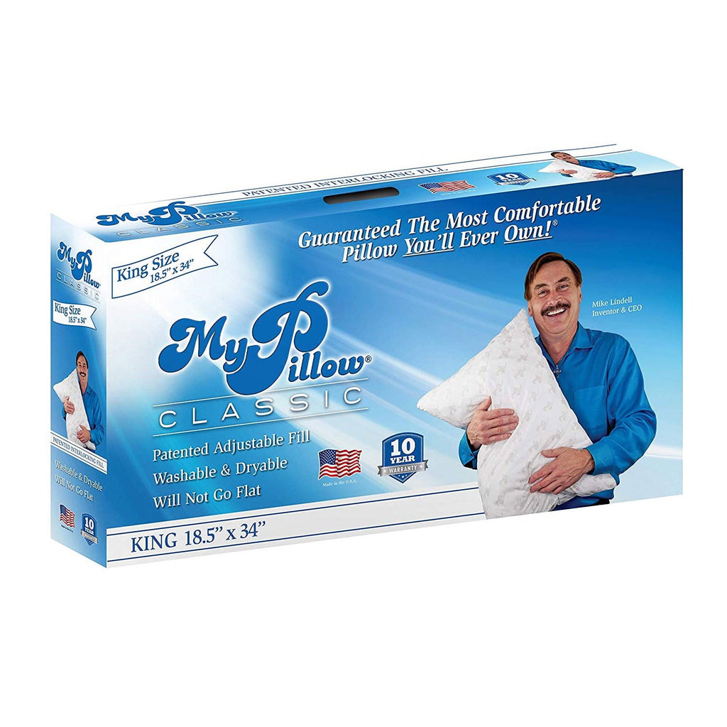 Fluffy Shredded Foam King Sized Bed Deep Sleep Pillow, Green Firm Fill - Hotel Quality Plush Sleeping Pillows - Default Title