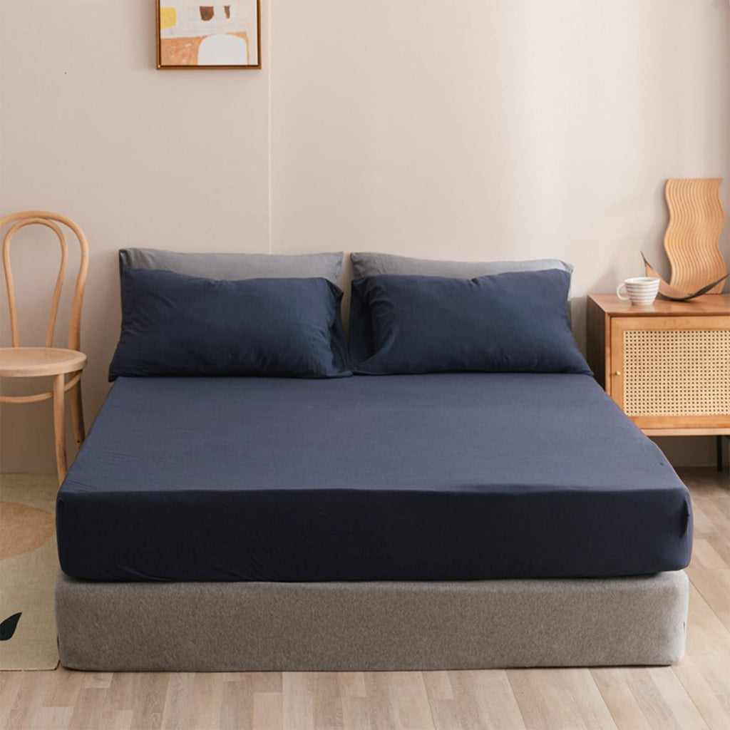 Premium Egyptian Cotton Bed Sheet, Queen Size - Deep Pocket Soft Wrinkle and Fade Resistant - Breathable Egyptian Cotton Flat & Fitted Sheets - Default Title