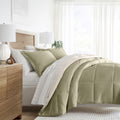 All-Season 5 Piece Bedding Bundle, Reversible Comforter and Patterned Sheet Set, Twin - All-Season Down Alternative Comforter Insert - Default Title