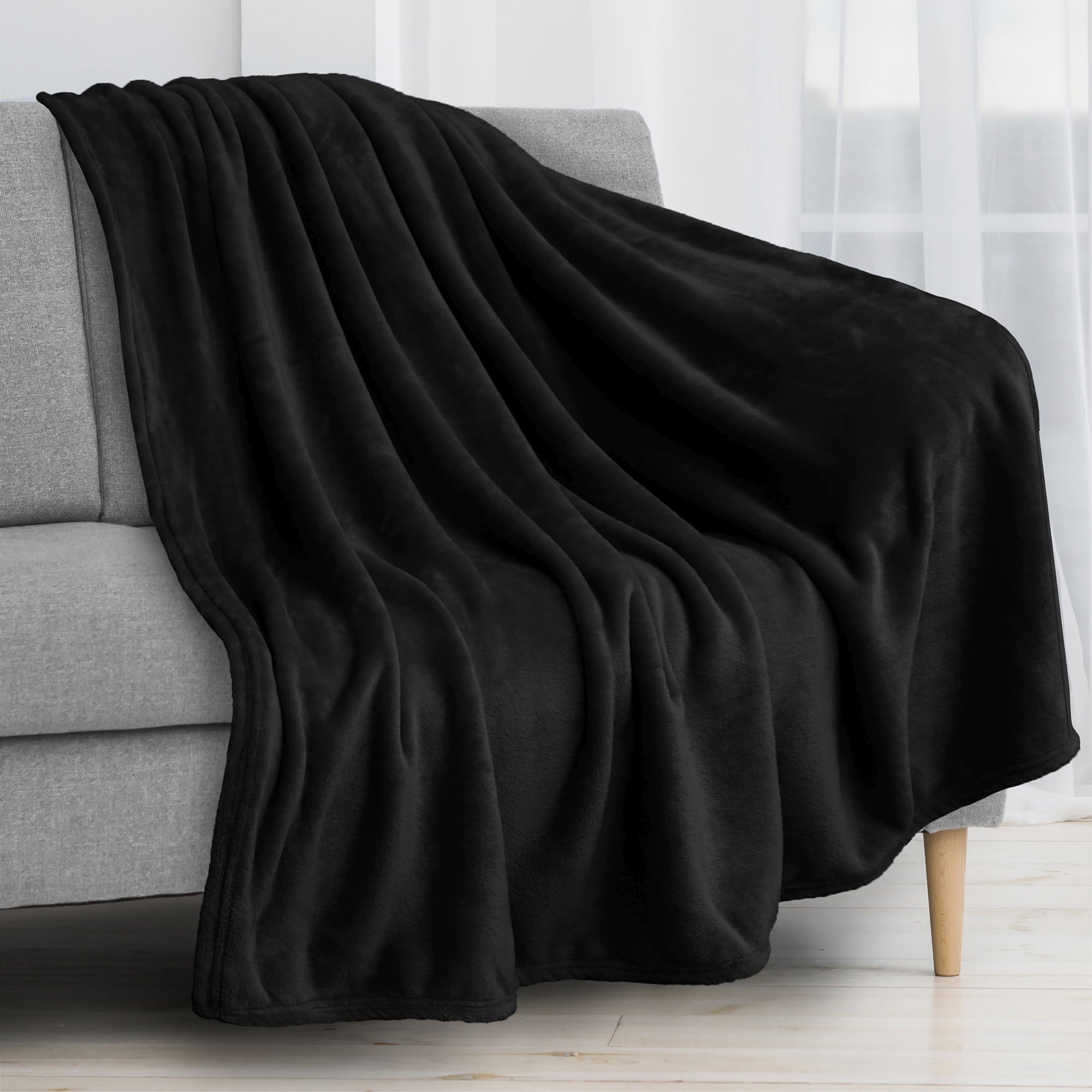 Reversible Sherpa Fleece Blanket Throw | Super Soft, Plush, Luxury Flannel Throw | Lightweight Microfiber Blanket for Sofa Couch Bed 50... - Lightweight Plush Warm Blanket for All Seasons - Default Title