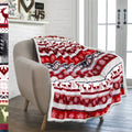 Super Soft Flannel Premium Plush Sherpa Throw Christmas Blanket | Soft, Warm, Cozy, Reversible Microfiber Winter Cabin Throw | Plaid Hol... - Lightweight Plush Warm Blanket for All Seasons - Default Title