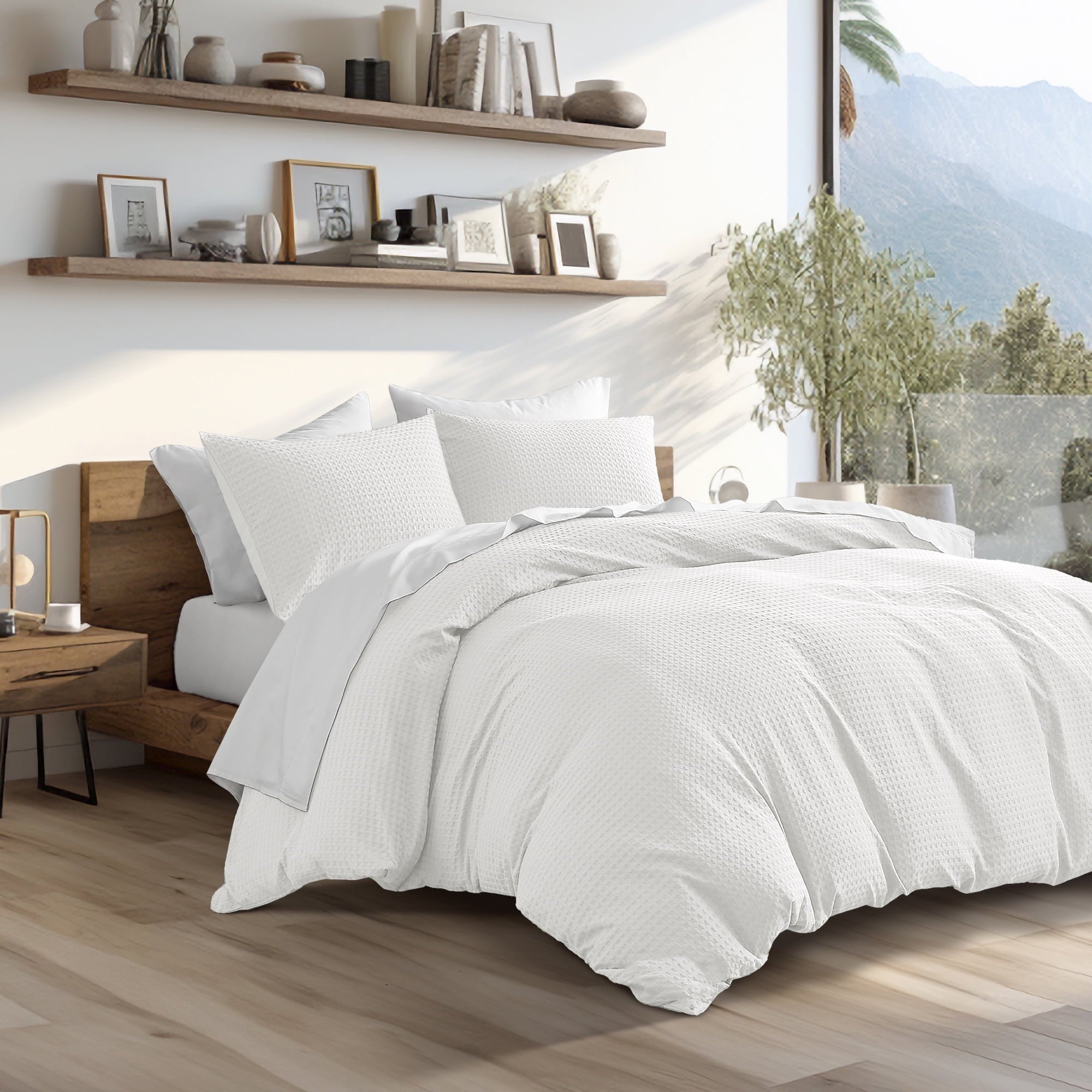Luxurious Quilted Comforter Sets Twin/Twin-XL, 2 Piece Soft Bedding Sets, Off-White Comforter Bed Set with Pillow Shams - Hypoallergenic Ultra-Fluffy Quilt for Winter - Default Title