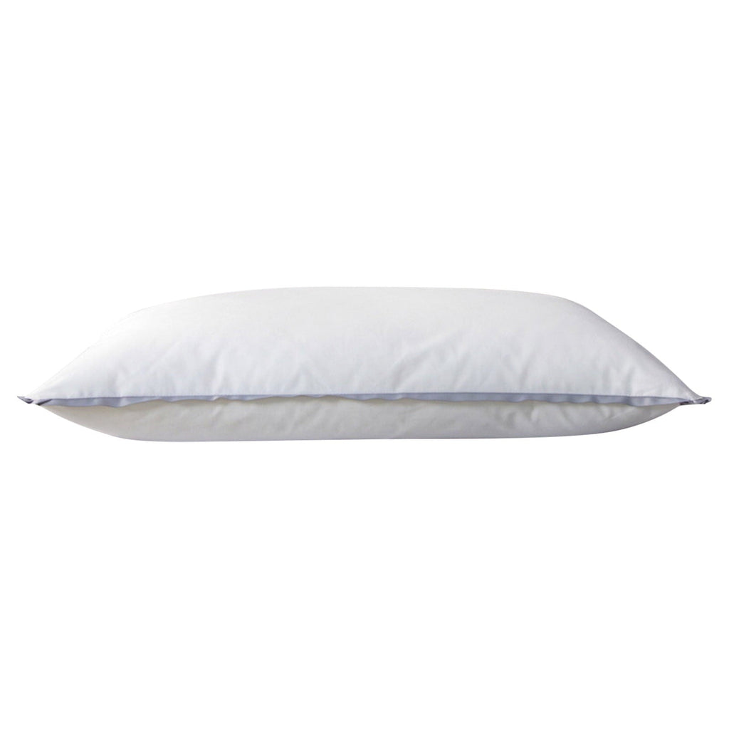 Ergonomic Memory Foam Extra Flat Soft Thin Pillows Queen Size, Bed Pillow with Full Cotton Filling for Side Back Stomach Sleepers, 20x30 In... - Decorative Throw Pillow Cushion for Sofa & Bed - Default Title