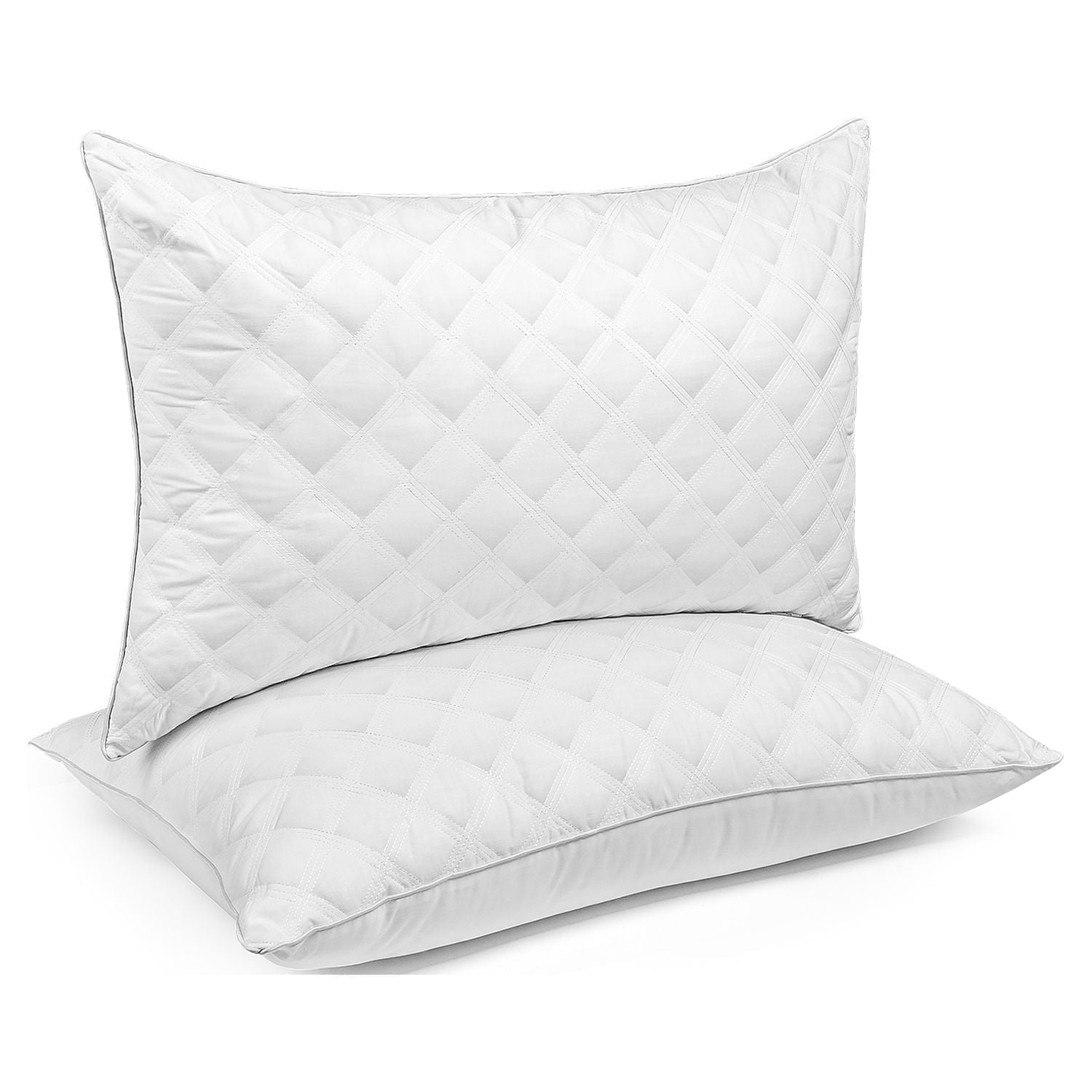 Hotel Collection Bed Pillows Queen Size Set of 2 Pillows for Bed 2 Pack Cooling Hotel Collection Down Alternative Pillows 20 x 30 inches - Ergonomic Memory Foam Pillow for Neck Pain Support - Default Title