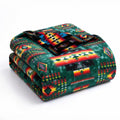 Super Soft Flannel Sacred Thread Fleece Blanket South Western, Reversible Mexican, Vibrant Aztec Blankets and Throws for Aztec Decor for... - Luxury Knitted Decorative Throw Blanket with Fringes - Default Title