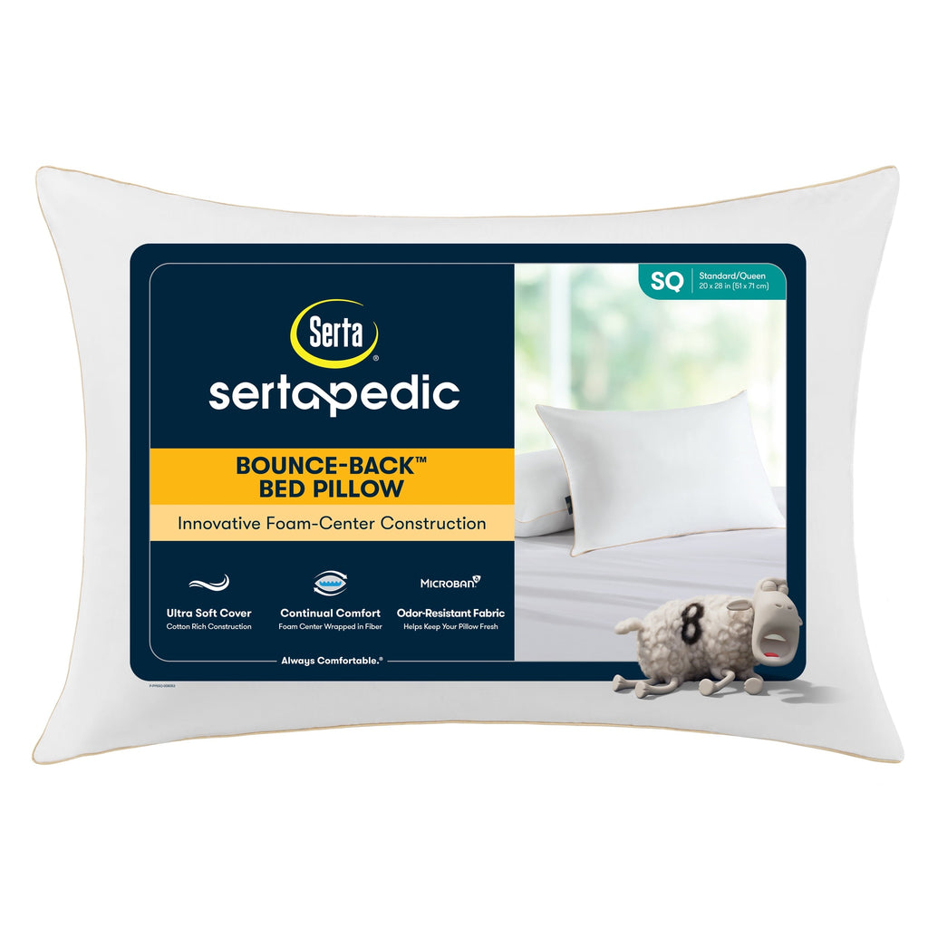Hotel Collection pedic Bounce Back Standard/Queen Bed Pillow, Hypoallergenic Fill - Decorative Throw Pillow Cushion for Sofa & Bed - Default Title