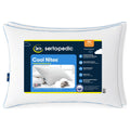 Decorative Plump Cool Nites Bed Pillow, Standard/Queen, 2 Pack - Ergonomic Memory Foam Pillow for Neck Pain Support - Default Title