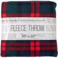 Reversible Sherpa Single Plaid Color 60"L x 50"W Fleece Throw Blanket for Fall, Winter, Spring, Summer, Men, Women, Children & Pets in ... - Luxury Knitted Decorative Throw Blanket with Fringes - Default Title