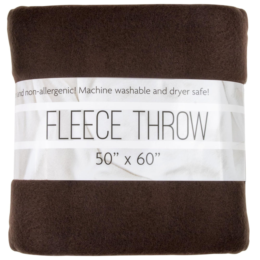 Super Soft Flannel Single Solid Color Hypoallergenic 60”L x 50”W Fleece Throw Blanket for Fall, Winter, Spring, Summer, Men, Women, Chil... - Lightweight Plush Warm Blanket for All Seasons - Default Title