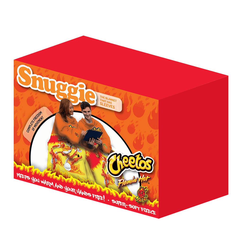 Reversible Sherpa Cheetos Flaming Hot Wearable Blanket - Lightweight Plush Warm Blanket for All Seasons - Default Title