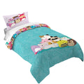 Fluffy Down Alternative Squishmallows Kids 2 Piece Teal Blue Reversible Comforter and Pillowcase set, Twin/full - Hypoallergenic Ultra-Fluffy Quilt for Winter - Default Title