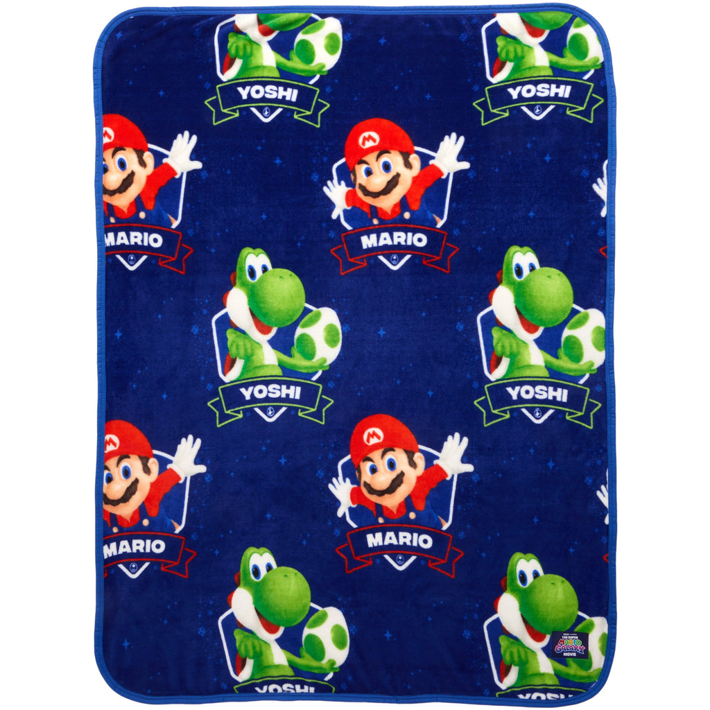 Cozy Fleece Galaxy Movie Kids Blue Print Fleece Throw Blanket, 46 x 60 - Lightweight Plush Warm Blanket for All Seasons - Default Title