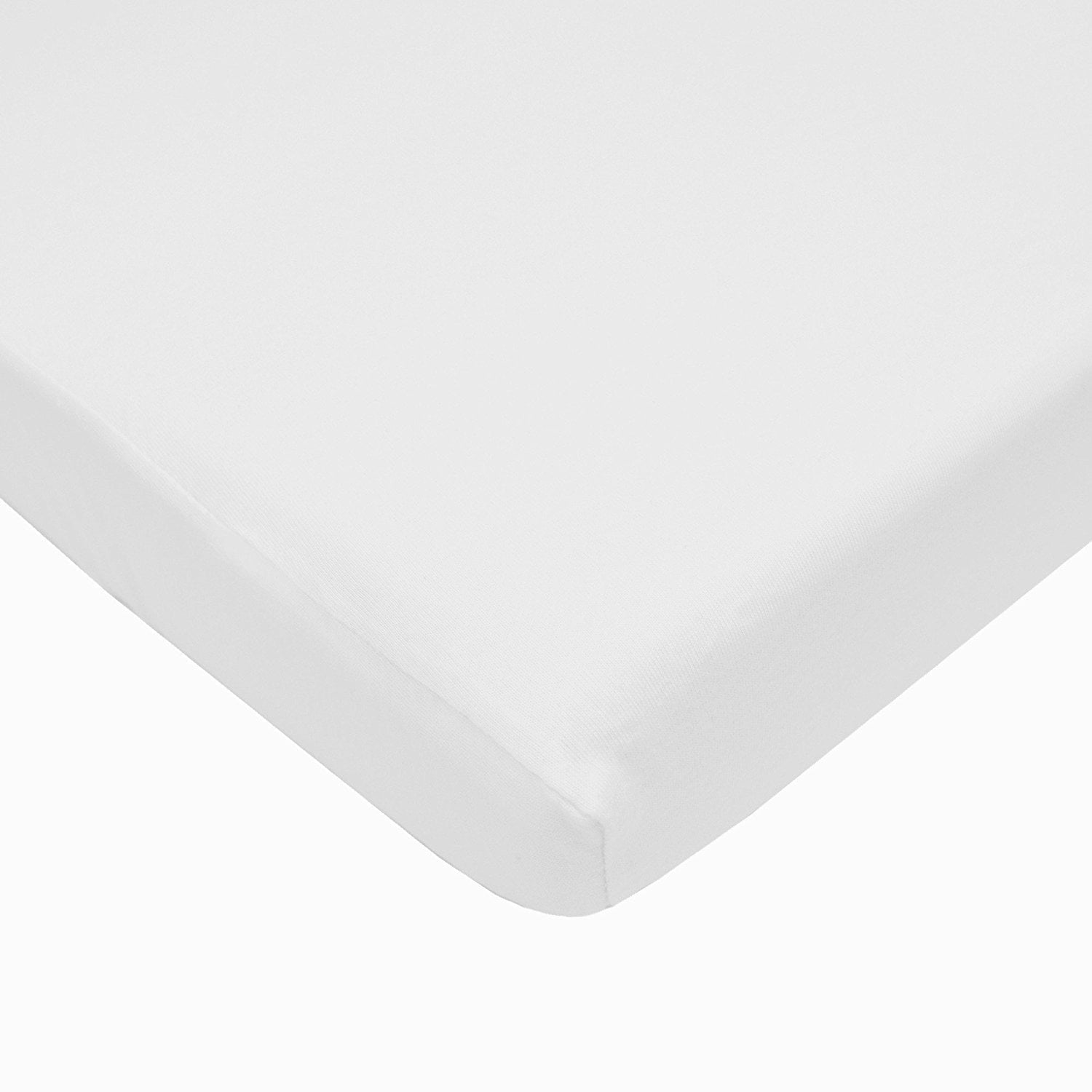 Breathable Luxury TL Care 100% Natural Breathable Cotton Jersey Knit Fitted Bassinet Sheet, White, 15" x 33", Soft Breathable, for Boys... - Premium Ultra-Soft Pillowcase Pair for Sleeping - Default Title