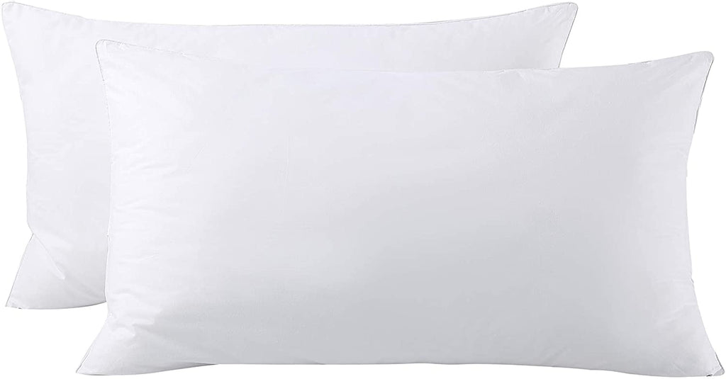 Fluffy Shredded Bed Pillows King Size Pillows Set of 2, Pillows for Sleeping,Polyester Microfiber Cover,Super Soft Set of 2(... - Orthopedic Shredded Foam Bed Pillow Set - Default Title