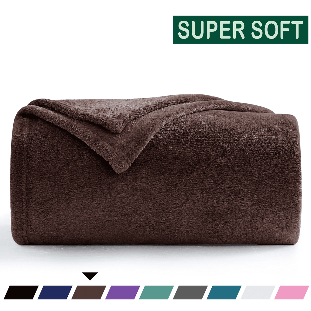 Reversible Sherpa Throw Blanket, Fuzzy & Plush Warm Fleece Blanket, Throw Size Coffee Blankets for Couch Beds, Machine Washable Blanket... - Super Soft Reversible Sherpa Flannel Blanket - Default Title
