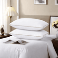 Decorative Plump Down Feather Pillows for Bed 20 x 30 Inches Queen Size Set of 2, Medium Firm Luxury Cooling Hotel Collection Feather ... - Orthopedic Shredded Foam Bed Pillow Set - Default Title