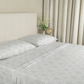 Breathable Luxury 100% Cotton Queen Sheets Set, 4 Piece Bed Sheets Set with HeiQ Fresh, Percale Weave, Hotel Luxury, Ultra Soft Sheets ... - Luxury Bed Sheet Set with Deep Pockets - Default Title