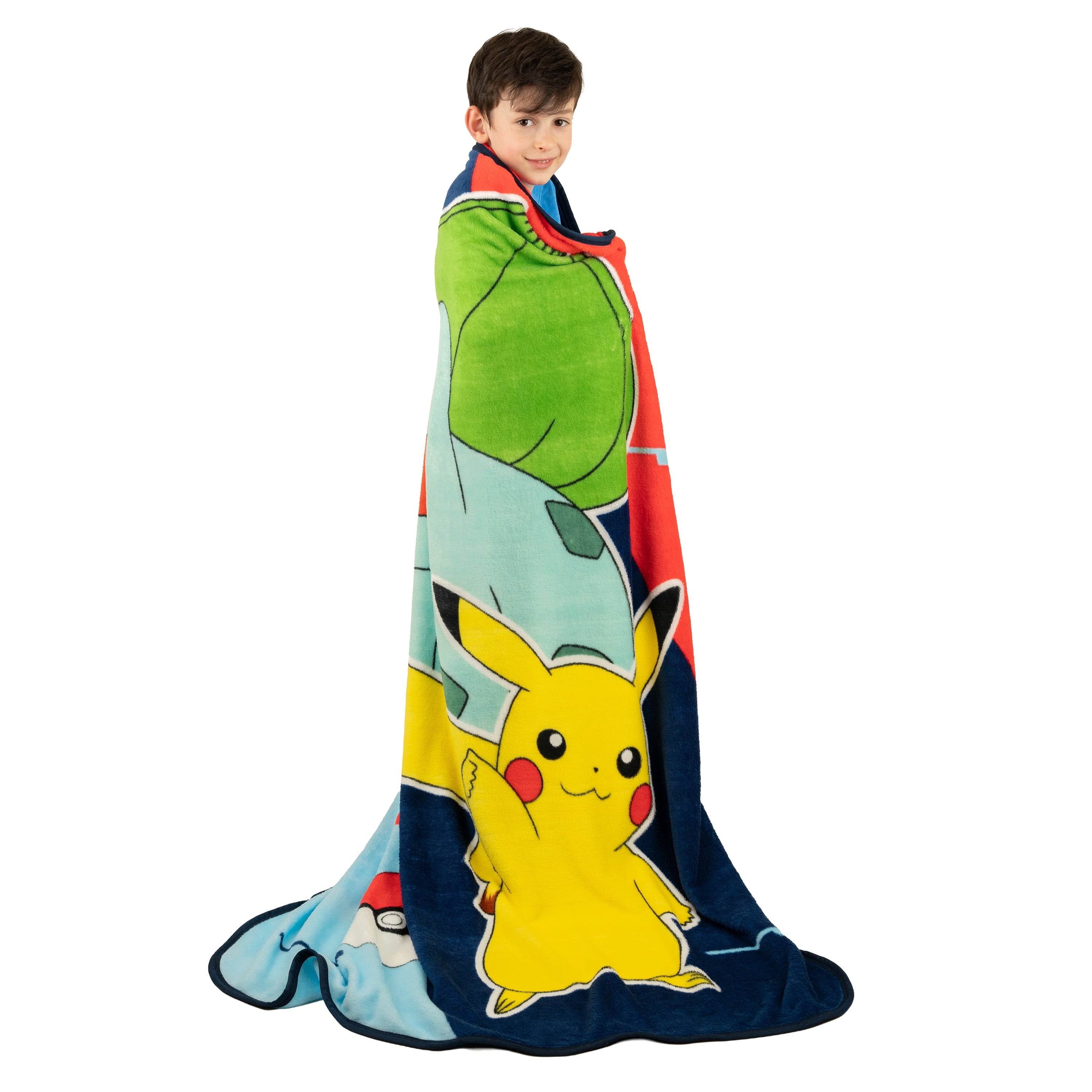 Super Soft Flannel Kids Print Fleece Throw Blanket, 46 x 60 - Super Soft Reversible Sherpa Flannel Blanket Detail