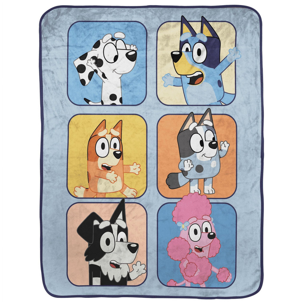 Super Soft Flannel BBC & Friends 40x50 Throw Blanket - Super Soft Reversible Sherpa Flannel Blanket Detail