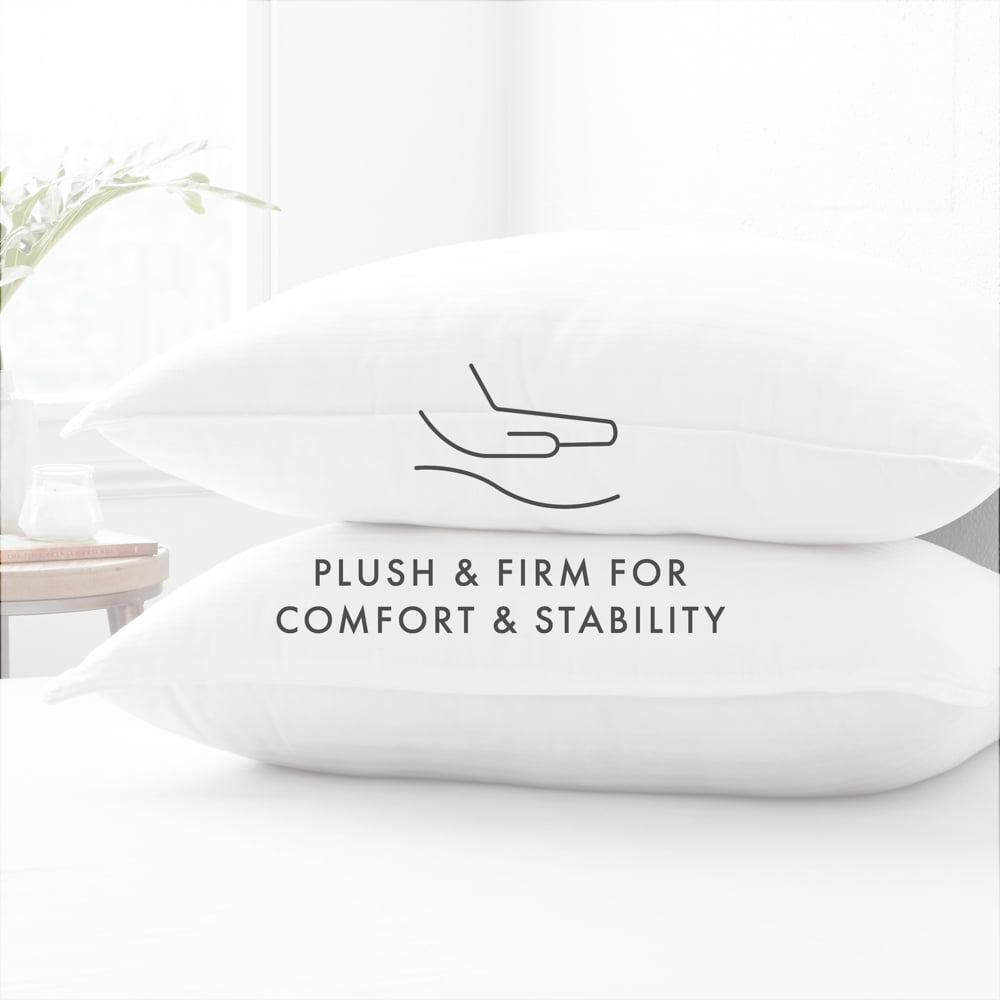 Fluffy Shredded Bed Pillow 2-Pack Standard/Queen Size For All Sleep Styles - Back, Side and Stomach Sleepers - Ergonomic Memory Foam Pillow for Neck Pain Support Detail