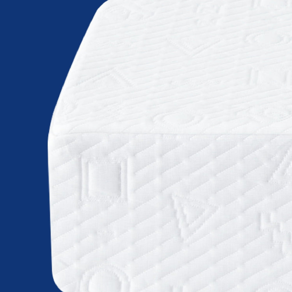Ergonomic Memory Foam (2 pack) Ice Cube Cooling Memory Foam Bed Pillow (1 Count) - Hotel Quality Plush Sleeping Pillows Detail