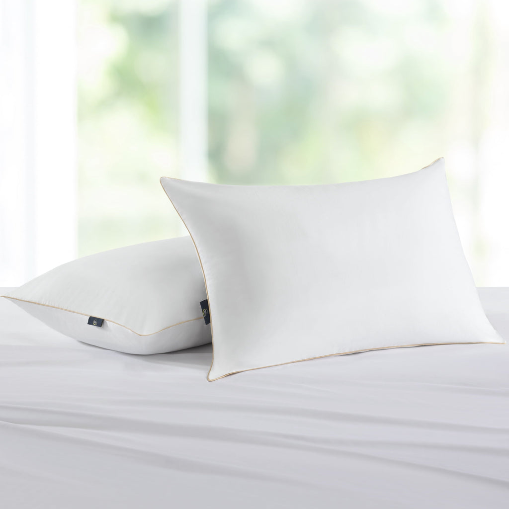 Hotel Collection pedic Bounce Back Standard/Queen Bed Pillow, Hypoallergenic Fill - Decorative Throw Pillow Cushion for Sofa & Bed Detail