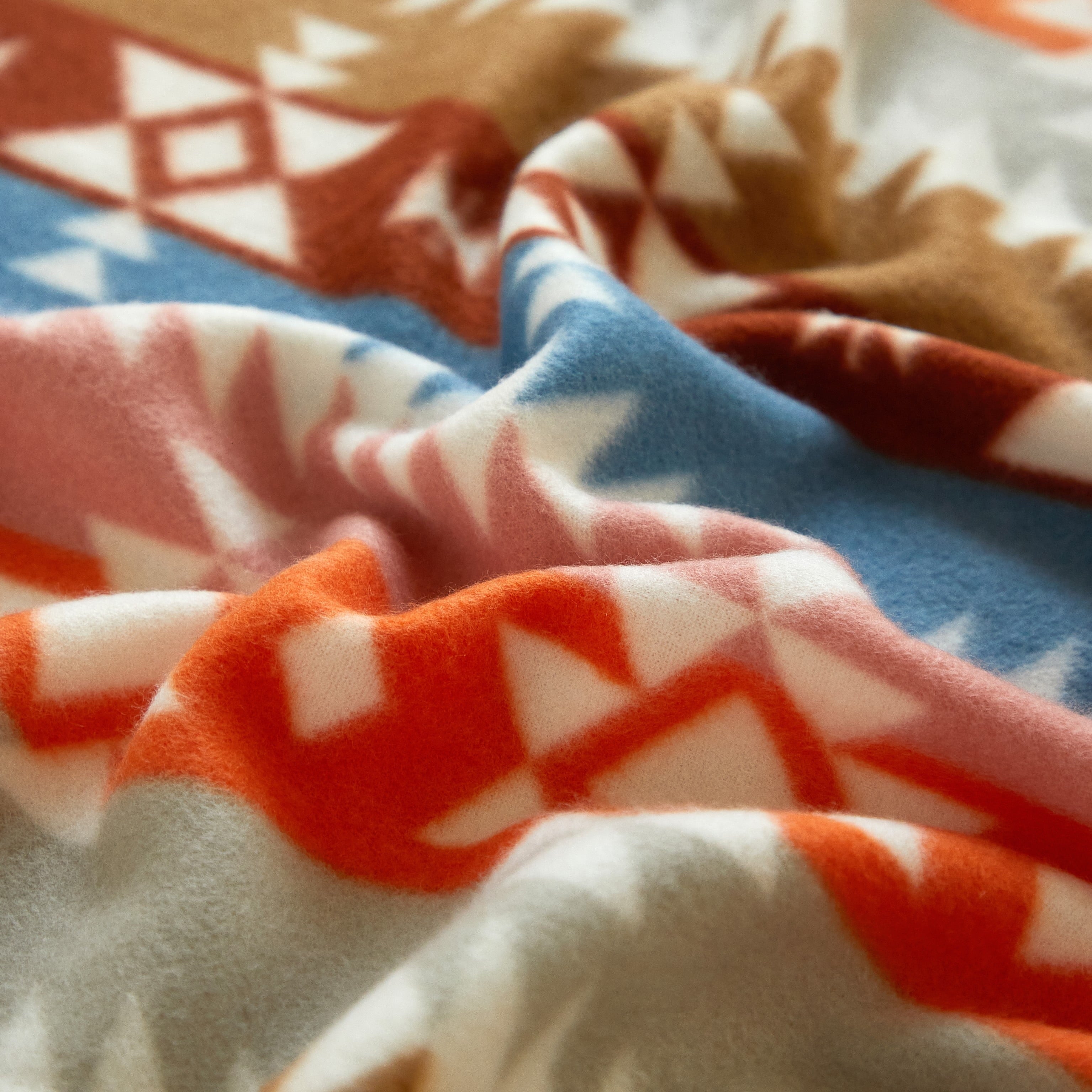 Lightweight Warm Stripe Fleece Throw - Lightweight Plush Warm Blanket for All Seasons Detail