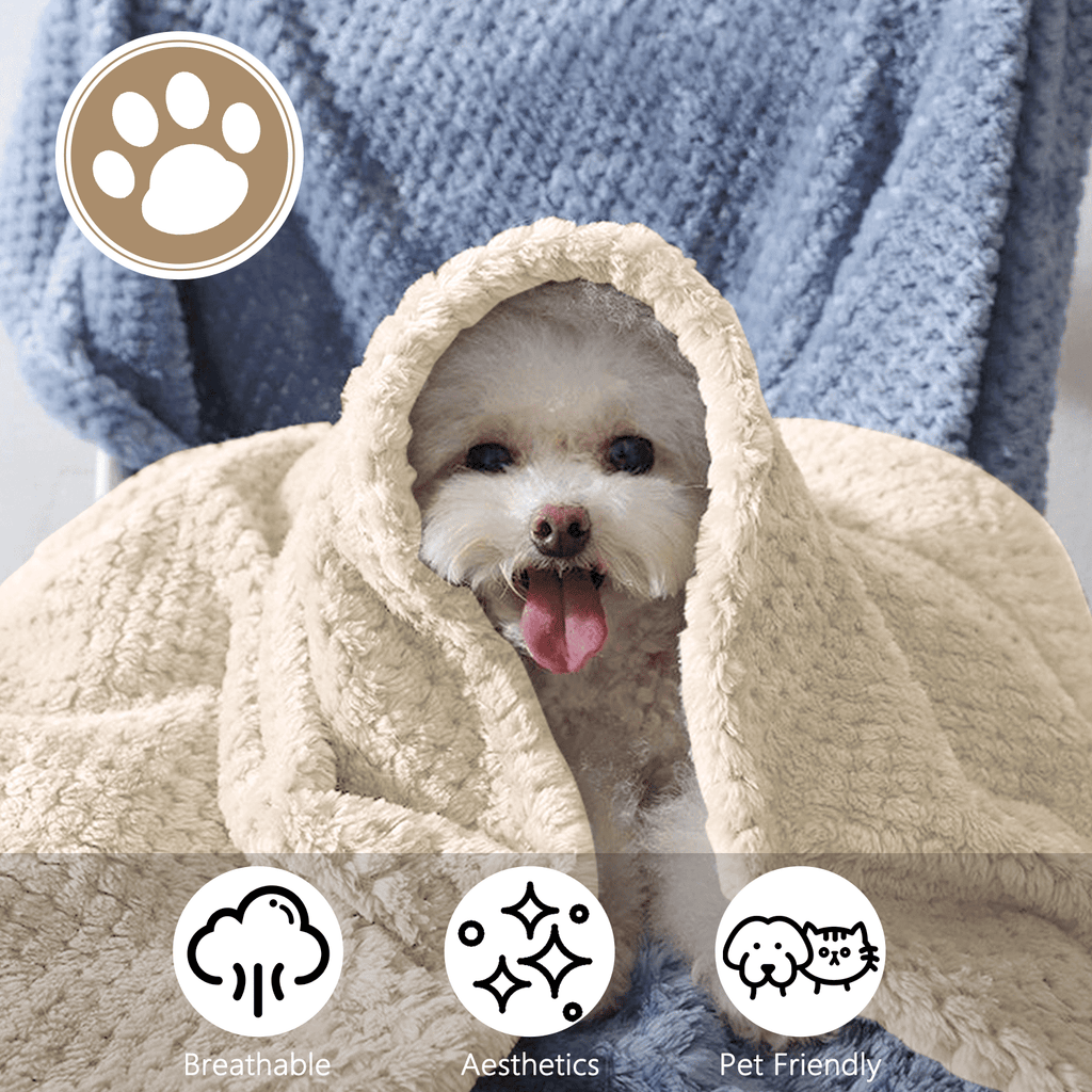 Super Soft Flannel Ultra Soft Throw Blanket, Warm Cozy Blankets for Couch Bed Chair, Breathable and Lightweight Blankets for All Seasons... - Luxury Knitted Decorative Throw Blanket with Fringes Detail