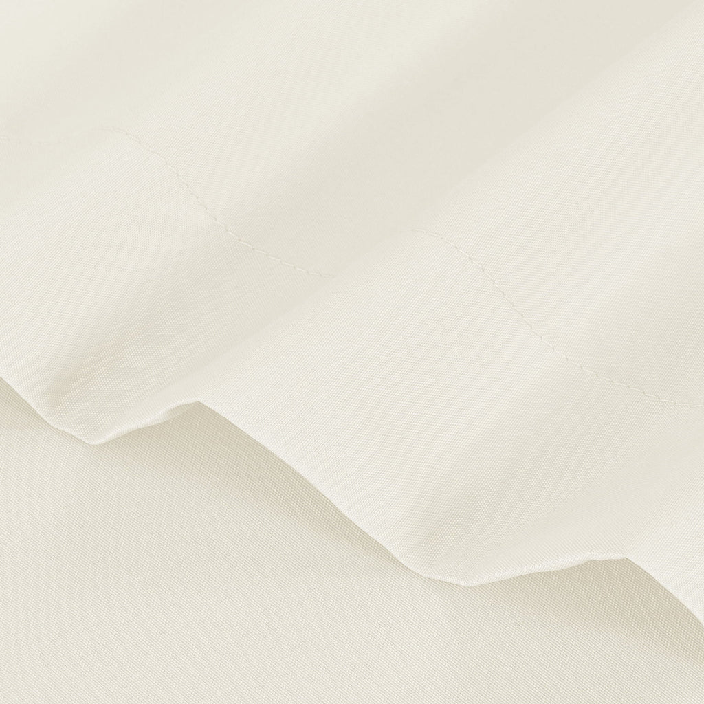 Premium Egyptian Cotton Basic Value Microfiber Bed Sheet Set, Vanilla Dream, Full, 4 Piece - Luxury Bed Sheet Set with Deep Pockets Detail
