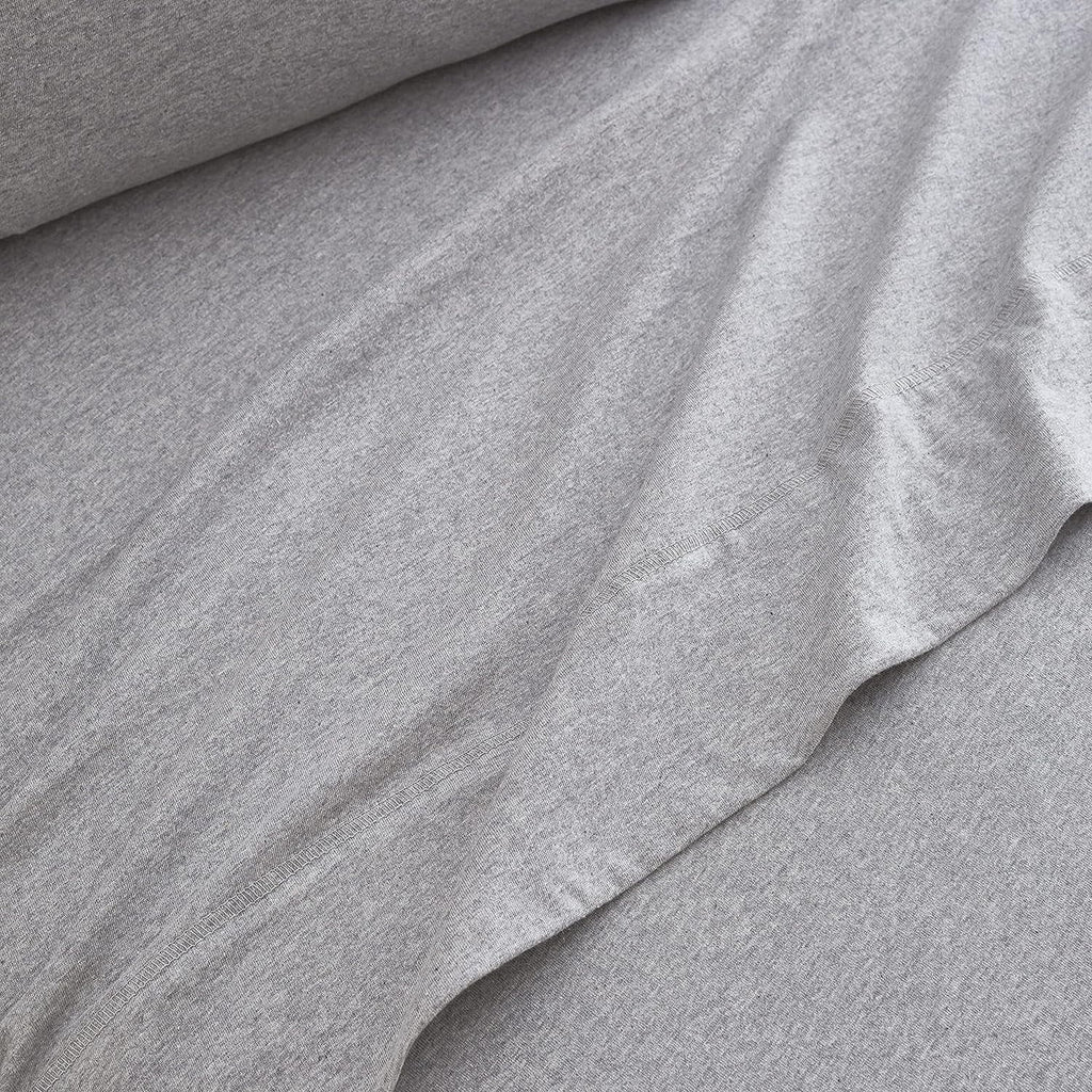Ultra-Soft Jersey Knit Full Size Sheets 4pc|100% T-Shirt Cotton Blend Super Soft Breathable Jersey Sheets Full Size Bed, Stretch... - Luxury Bed Sheet Set with Deep Pockets Detail