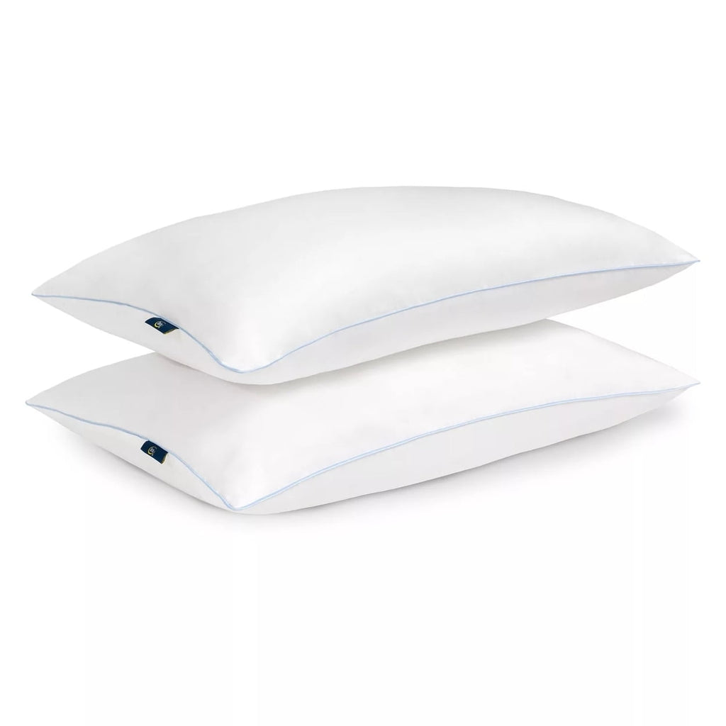Decorative Plump Comfy Sleep Eco-Friendly Bed Pillow Standard/Queen (2 Pk) - Orthopedic Shredded Foam Bed Pillow Set Detail