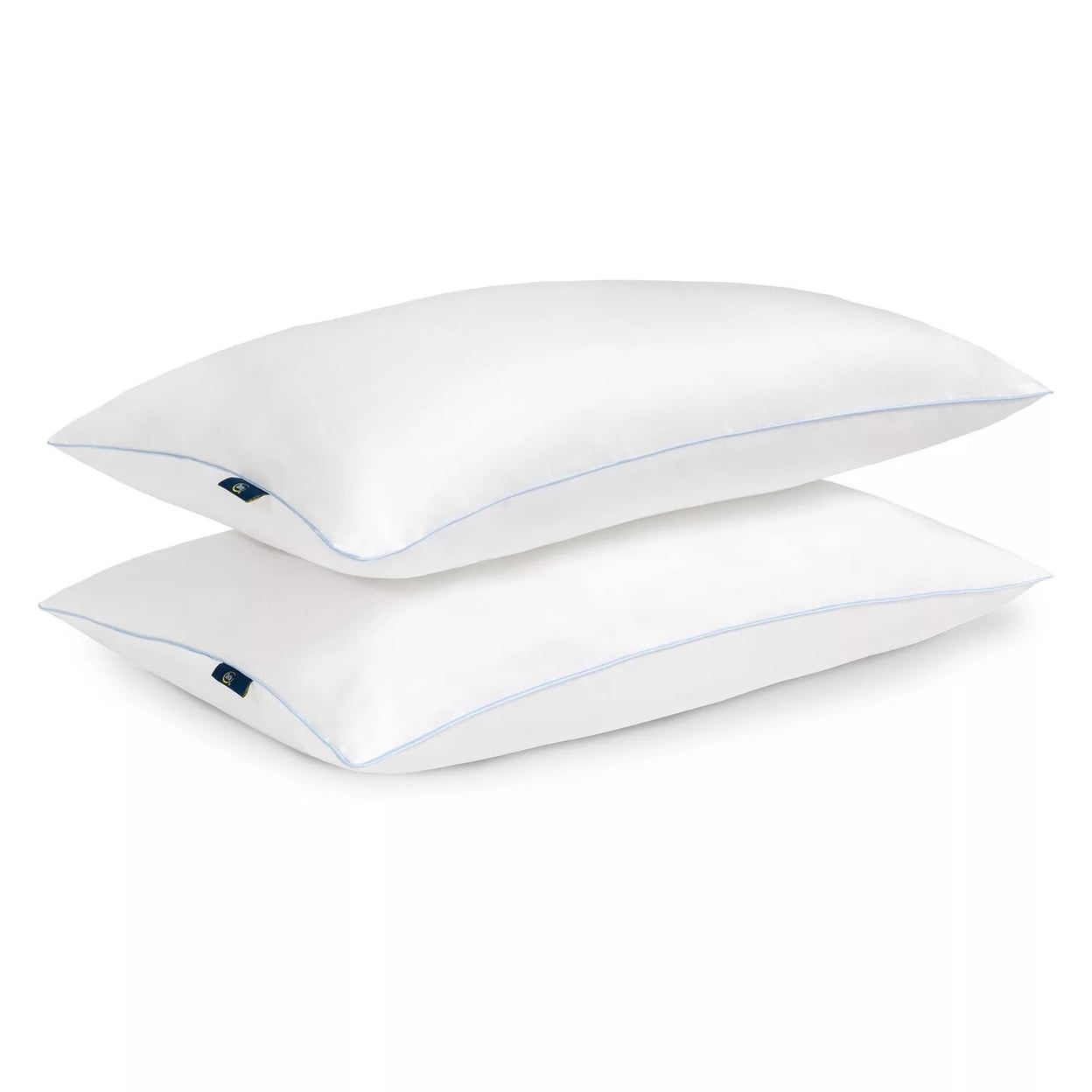 Decorative Plump Comfy Sleep Eco-Friendly Bed Pillow Standard/Queen (2 Pk) - Orthopedic Shredded Foam Bed Pillow Set Detail