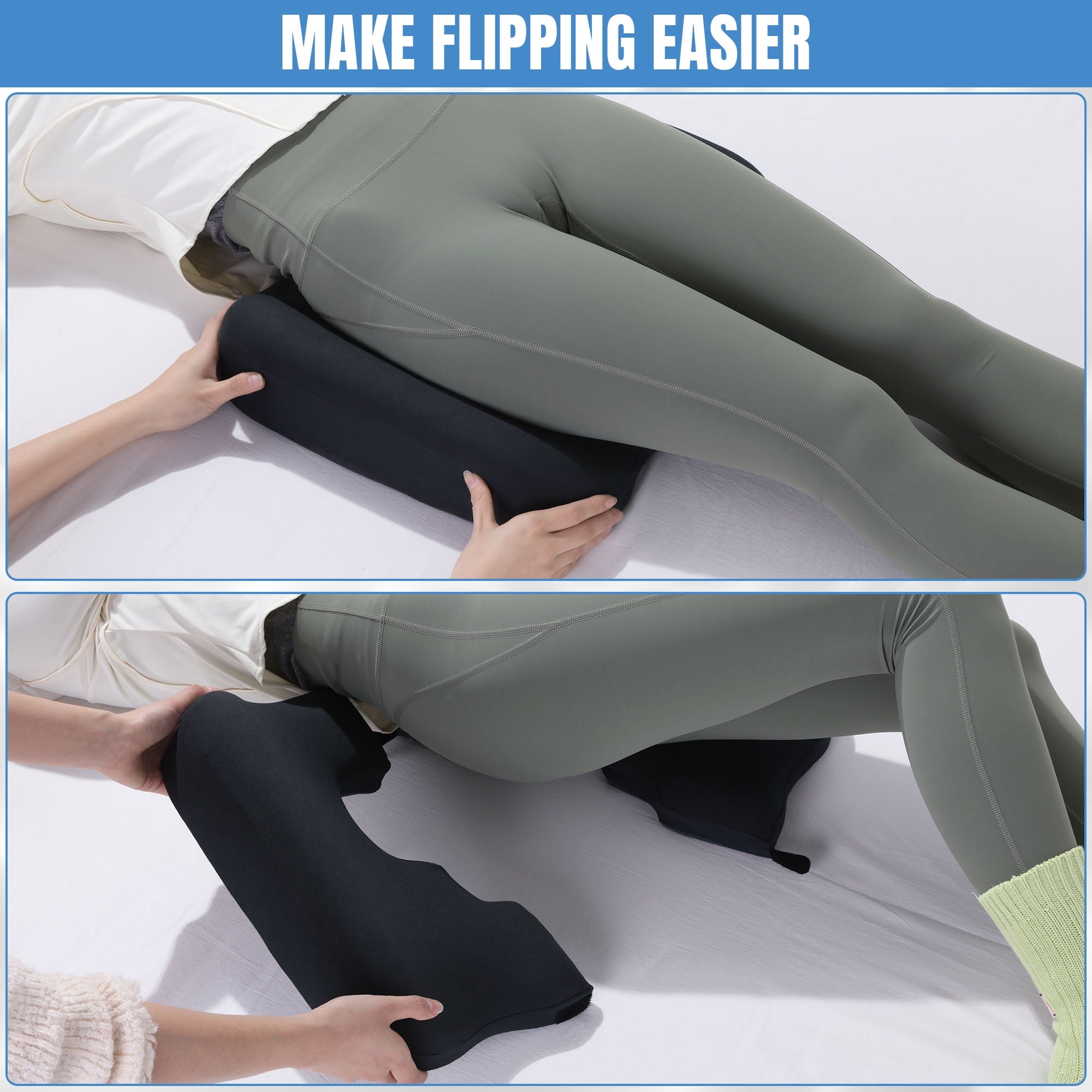 Ergonomic Memory Foam Memory Foam Bed Sore Cushions for Butt, Bedsore Pressure Relief Pillow for Sleeping and Sitting,Cushion for Bed Sores... - Ergonomic Memory Foam Pillow for Neck Pain Support Detail