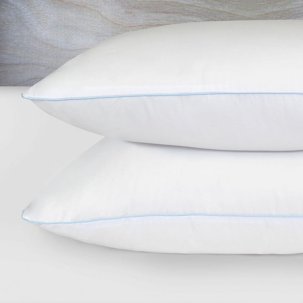 Decorative Plump Comfy Sleep Eco-Friendly Bed Pillow Standard/Queen (2 Pk) - Orthopedic Shredded Foam Bed Pillow Set Detail