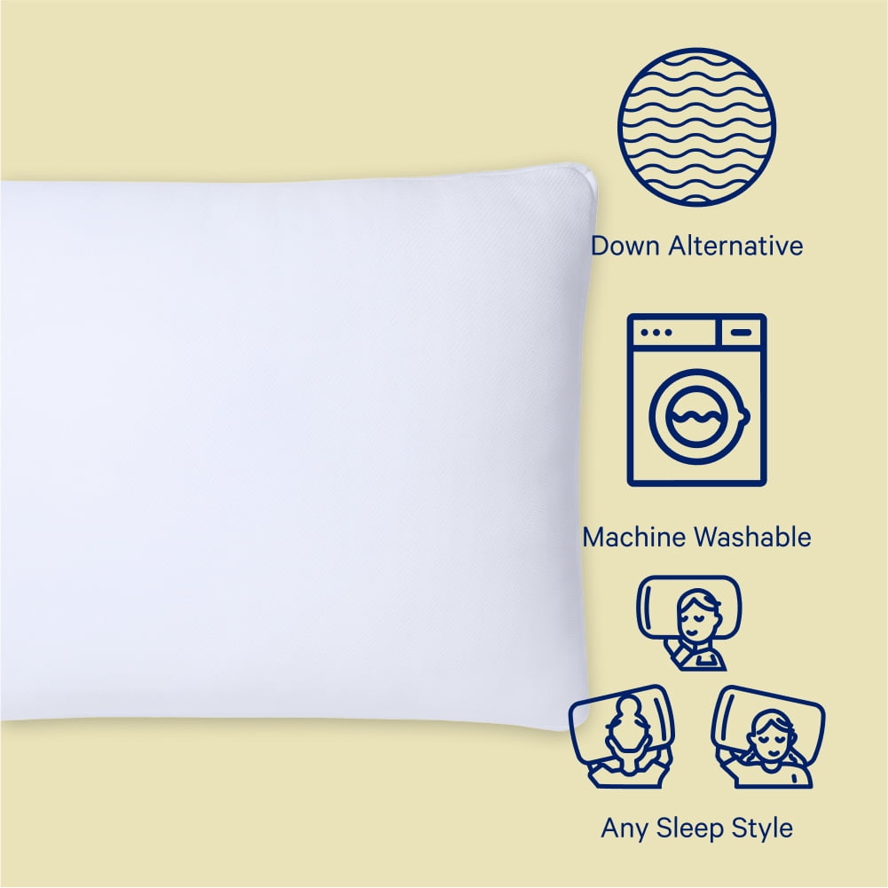 Ergonomic Memory Foam Sleep Essential Cooling Pillow, Standard - Hotel Quality Plush Sleeping Pillows Detail