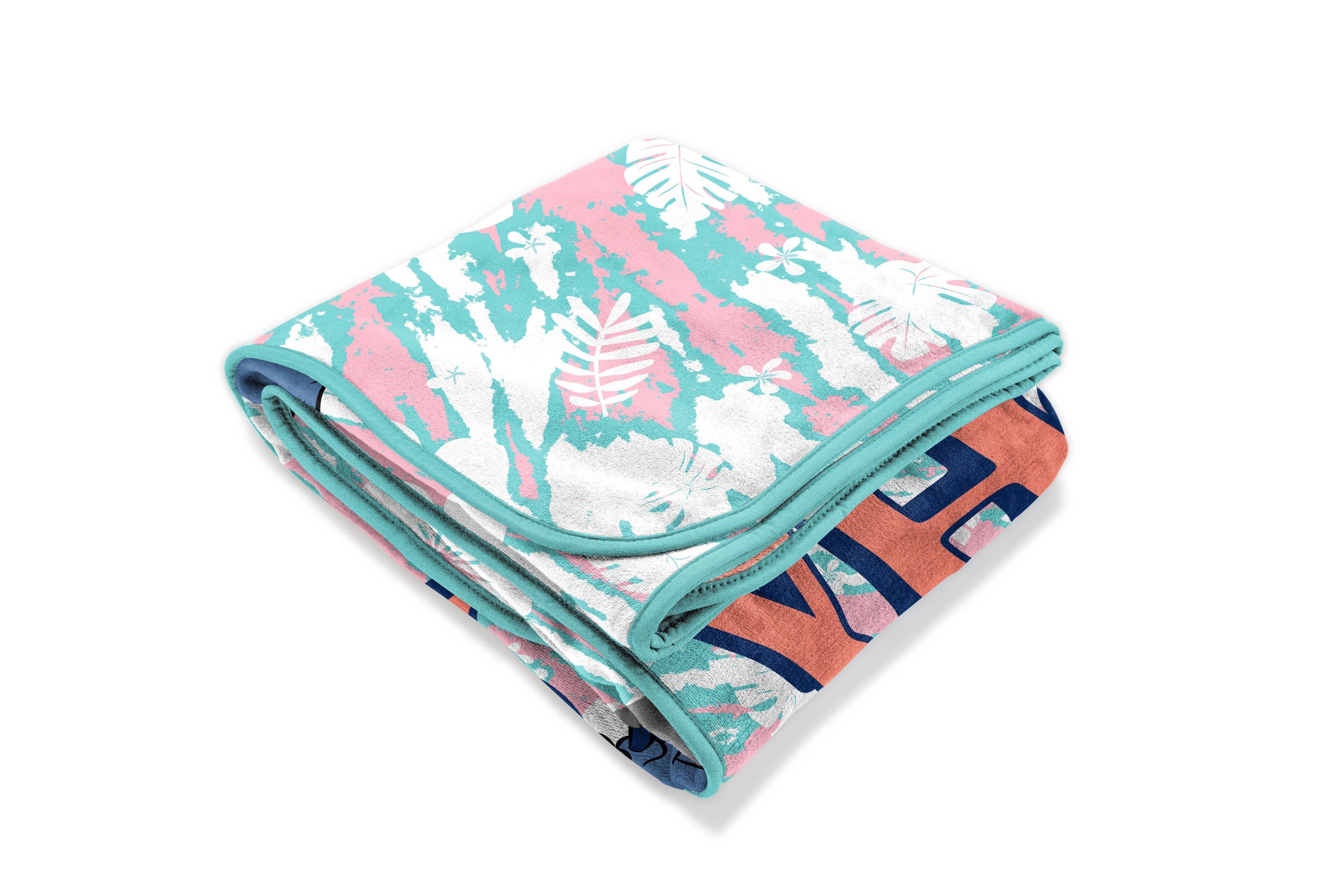 Reversible Sherpa Lilo and Stitch Kids Throw Blanket, 46 x 60, Microfiber, Blue, Disney - Lightweight Plush Warm Blanket for All Seasons - Default Title