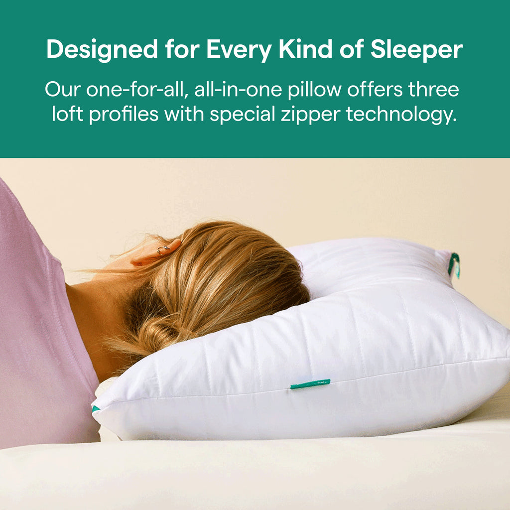Fluffy Shredded Marlow Adjustable Memory Foam Bed Pillow - Neck and Back Support For Side, Back and Stomach Sleepers - Standard/Queen... - Hotel Quality Plush Sleeping Pillows Detail