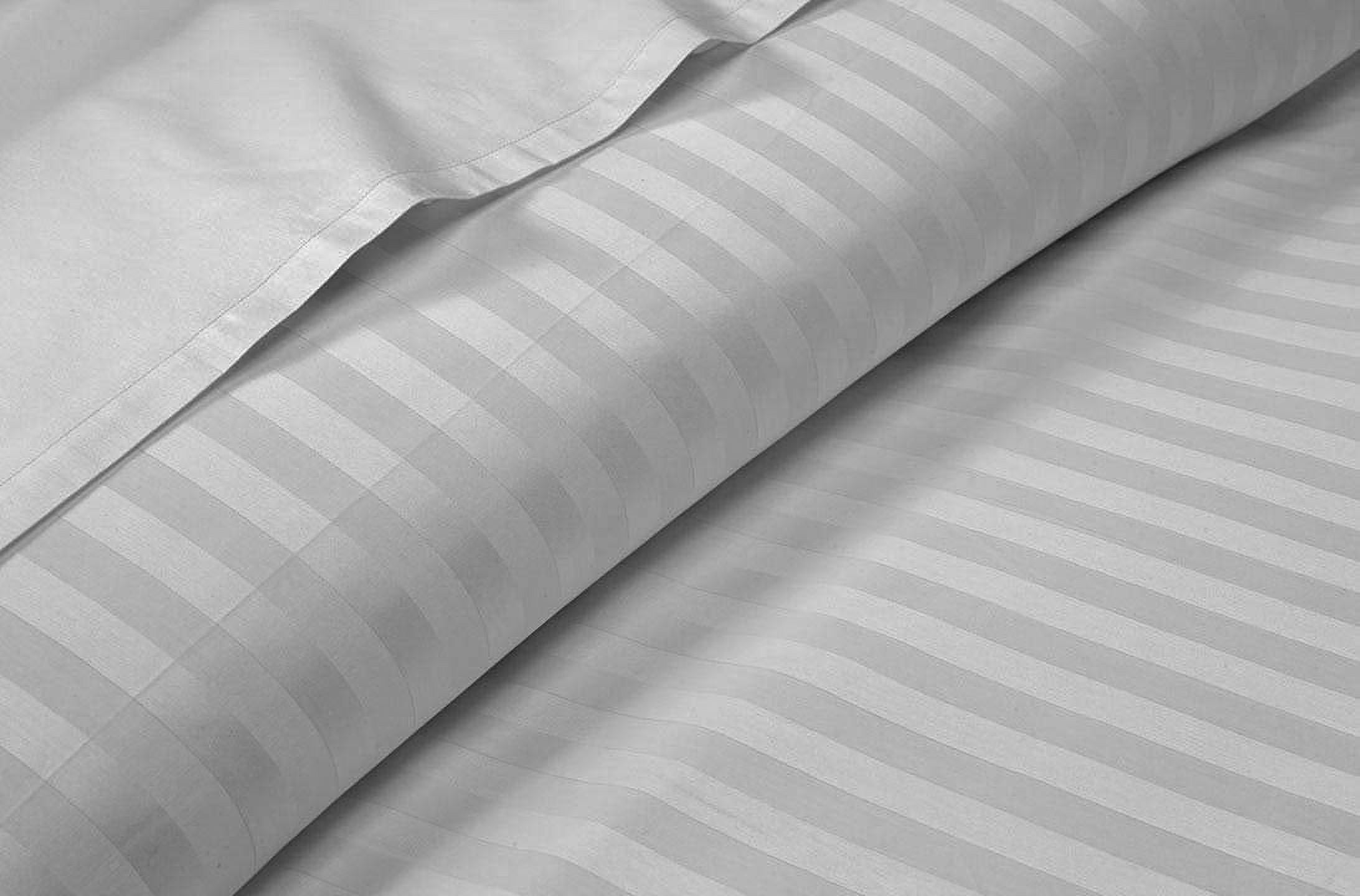 Cooling Sateen 4 Piece 100% Egyptian Cotton Bed Sheets Set - Luxury Soft & Sheets - Deep Pocket of 16" Inch - Hotel Style Silky Bedd... - Cooling Hotel Quality Bedding Sheets and Pillowcases Detail
