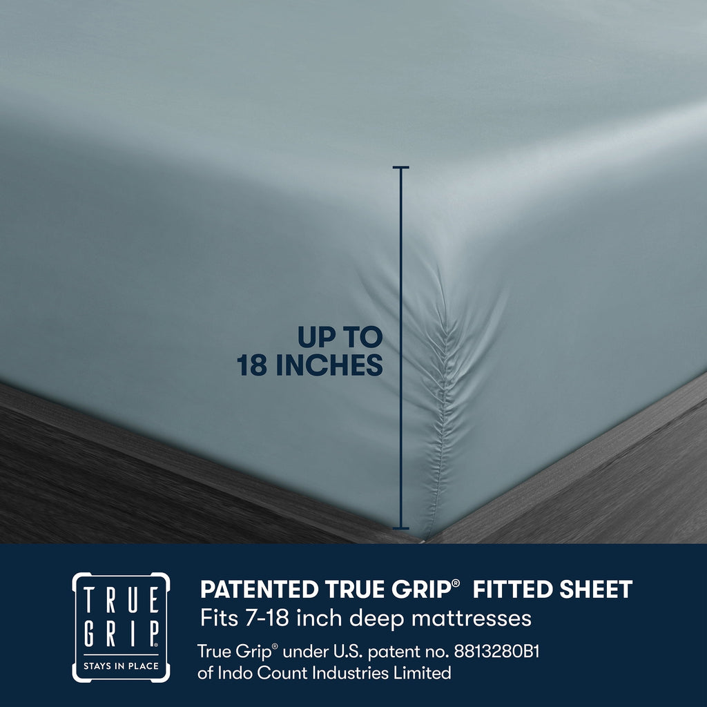 Ultra-Soft 6-Piece 800 Thread Count Lead Cotton Rich Adult Bed Sheet Set, King - Deep Pocket - Premium Ultra-Soft Pillowcase Pair for Sleeping Detail