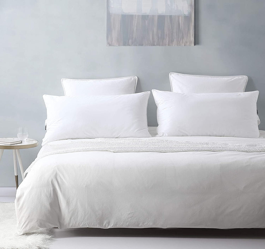 Fluffy Shredded Bed Pillows King Size Pillows Set of 2, Pillows for Sleeping,Polyester Microfiber Cover,Super Soft Set of 2(... - Orthopedic Shredded Foam Bed Pillow Set Detail