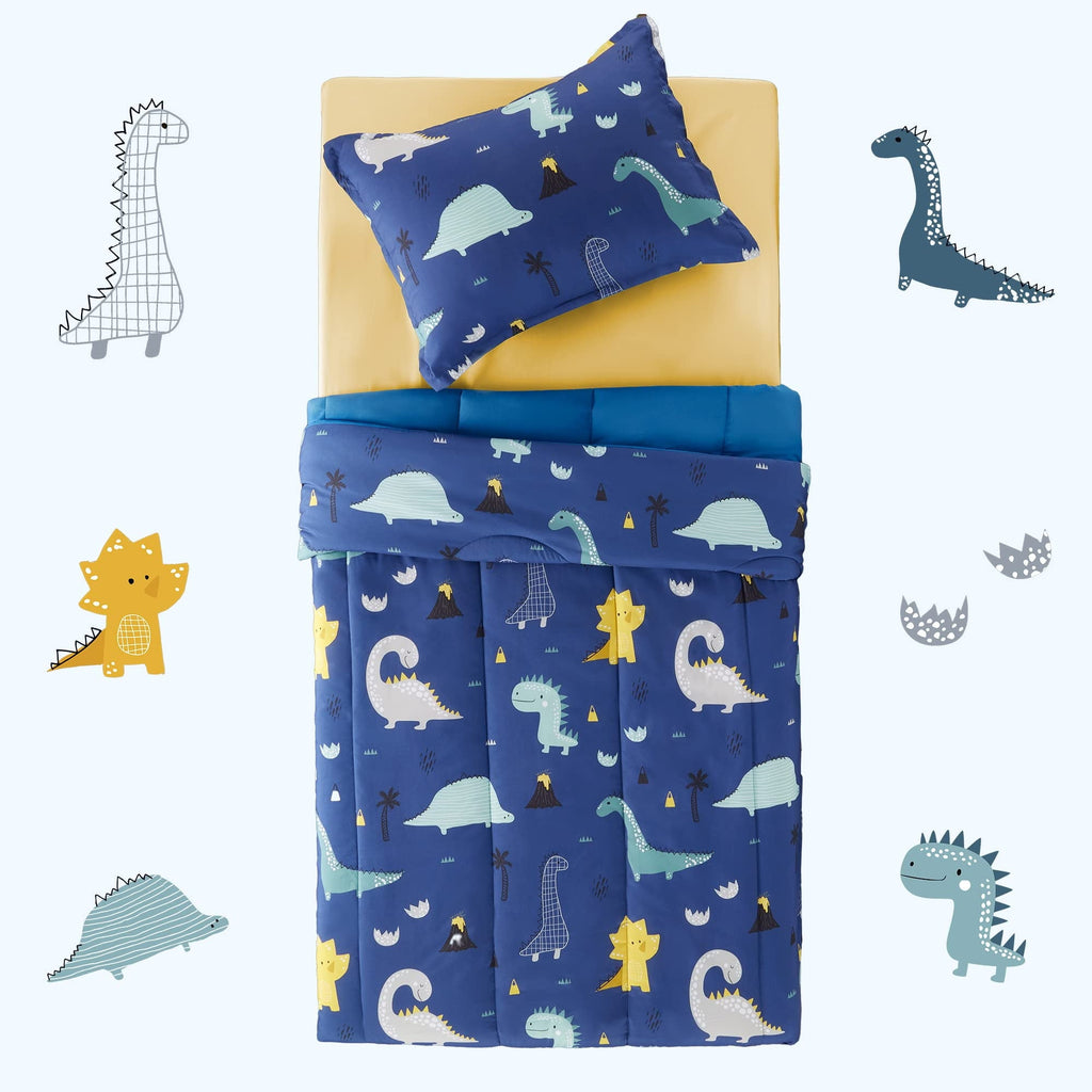 Hypoallergenic Cloud Kids Bedding Comforter Set Twin/Twin Xl Size - Super Soft & Cute Printed 2-Piece Comforter Set All Seasons for Boys, ... - Luxurious Quilted Duvet Cover Set Detail