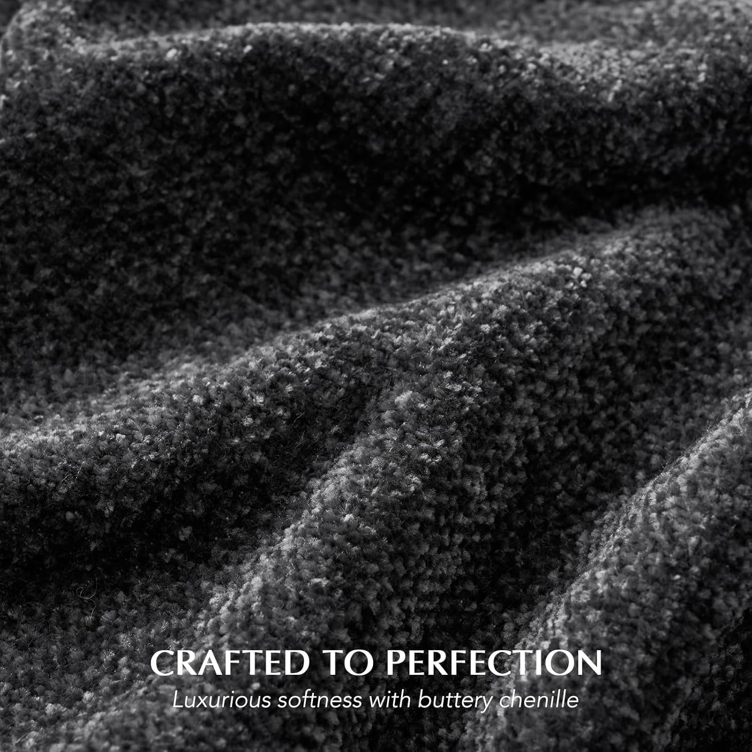 Super Soft Flannel Soft Chenille Throw Blanket for Couch, Cozy Plush Fuzzy Decorative Chenille Knit Throw Blanket with Tassels, Lightwei... - Super Soft Reversible Sherpa Flannel Blanket Detail