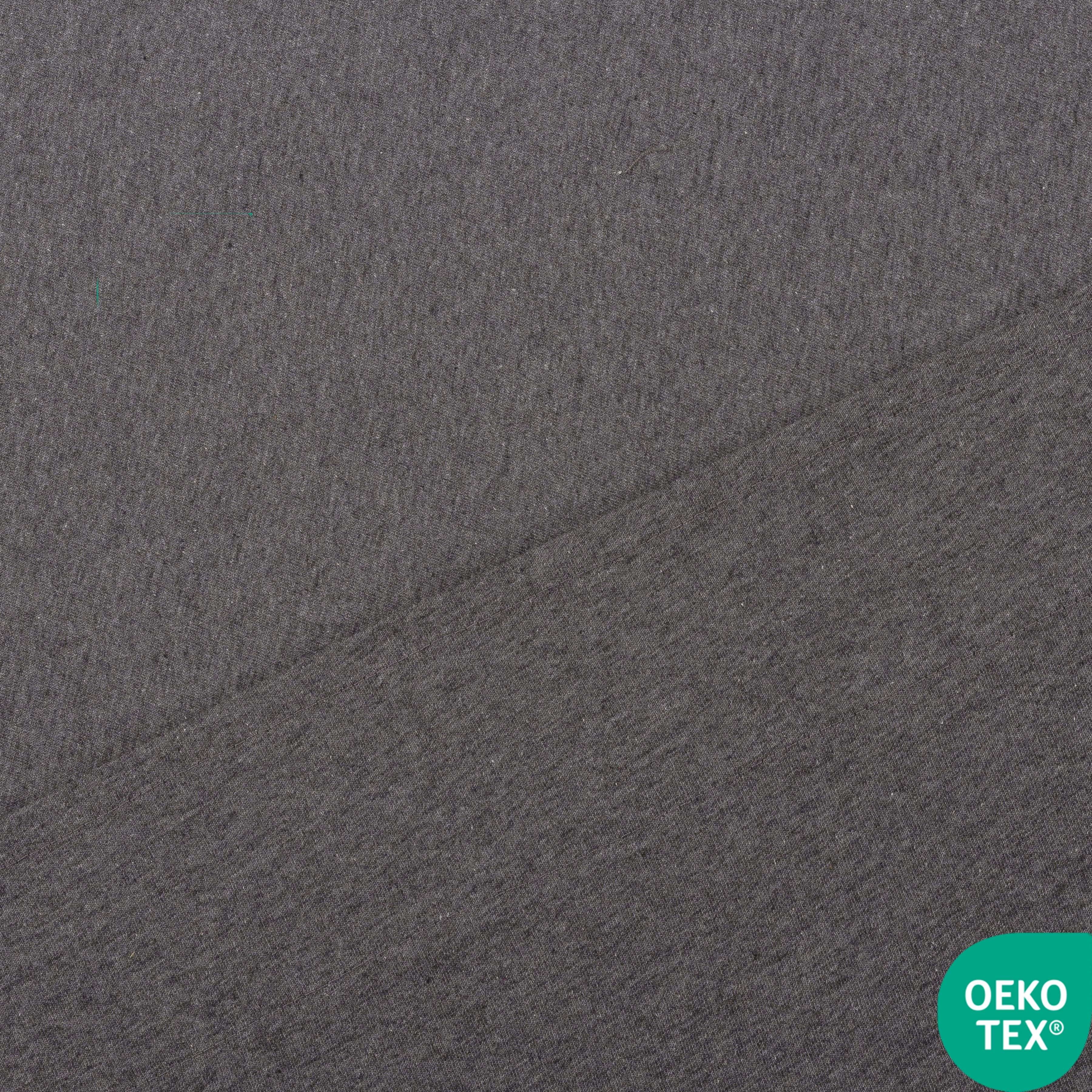 Wrinkle-Resistant Cotton Rich Extra Soft Jersey Bed Sheet Set, Queen, Charcoal, 4 Pieces - Cooling Hotel Quality Bedding Sheets and Pillowcases Detail