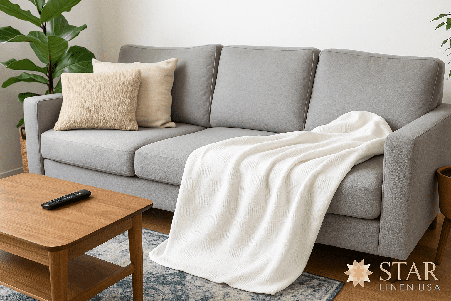 Lightweight Warm Hospital Thermal Blanket Throw Snag Free | 100% Cotton | Twin 66"x90" | White (1) - Lightweight Plush Warm Blanket for All Seasons Detail