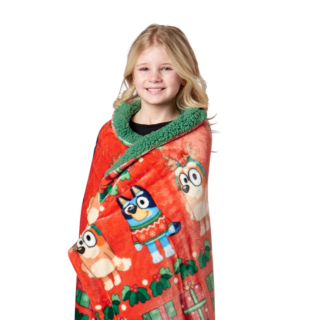 Lightweight Warm Holidays are Nice Silk Touch Throw Blanket with Sherpa Reverse 50 x 60 inches - Luxury Knitted Decorative Throw Blanket with Fringes Detail