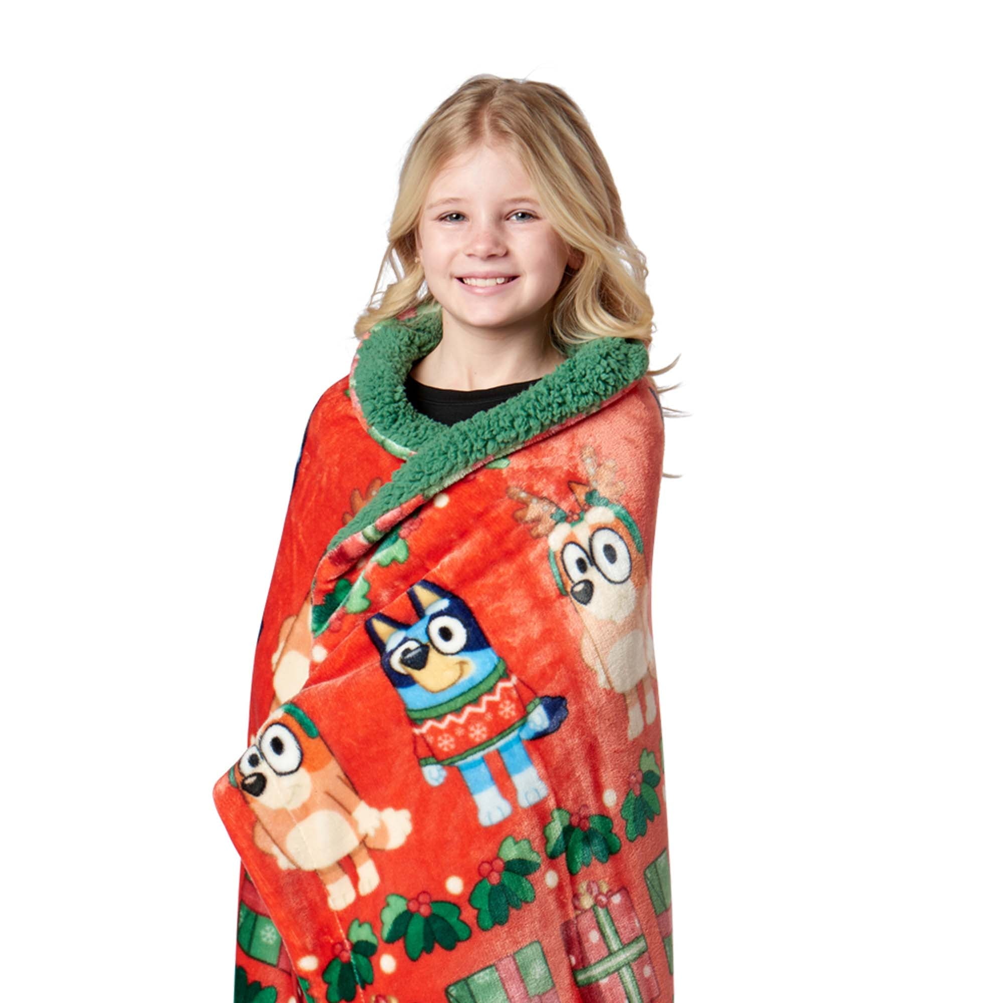 Lightweight Warm Holidays are Nice Silk Touch Throw Blanket with Sherpa Reverse 50 x 60 inches - Luxury Knitted Decorative Throw Blanket with Fringes Detail