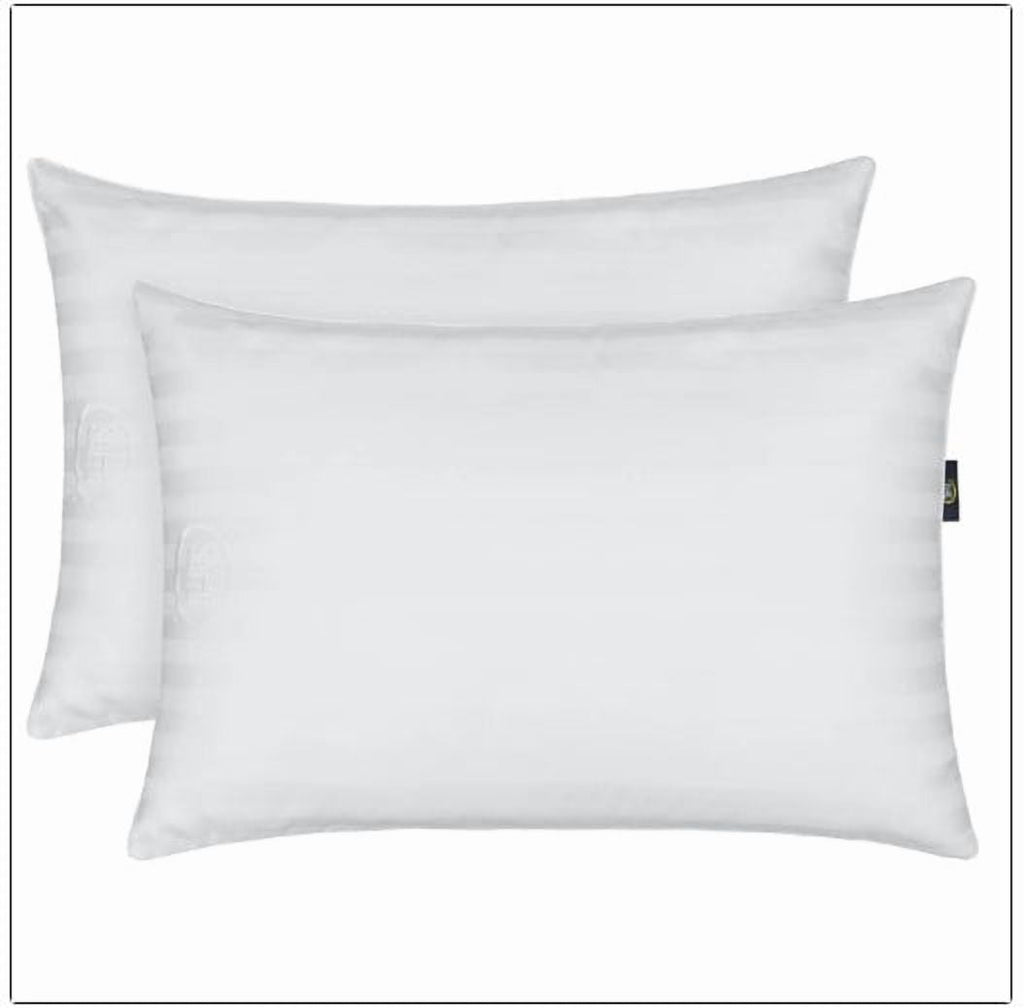 Ergonomic Memory Foam Comfy Sleep Bed Pillow Queen Size, Pack of 2 - Hotel Quality Plush Sleeping Pillows Detail